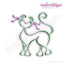 French Cats 5 Embroidery Design