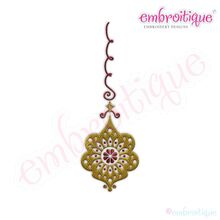 Hanging Vintage Ornament 1 Embroidery Design - Small