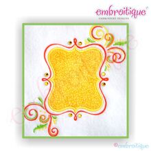 Magic Mirror Applique Font Frame - Small