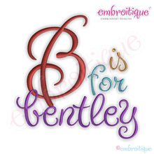 Bentley Monogram Set - Small - .5" - 3.5"