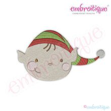 Elf Face Filled Embroidery Design