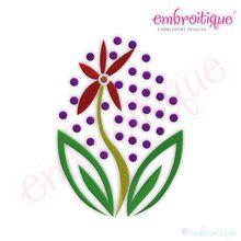 Fancy Easter Egg 20 Filled Embroidery Design