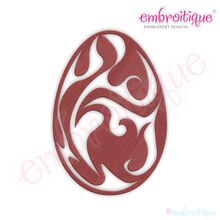 Fancy Easter Egg 22 Filled Embroidery Design