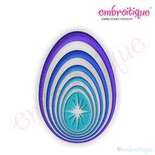 Fancy Easter Egg 29 Filled Embroidery Design