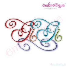 Gigi Calligraphy Script 1 Embroidery Design