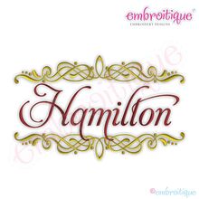 Hamilton Font Frame - Small