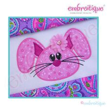 Hippity Hoppity Easter Bunny Applique - Small