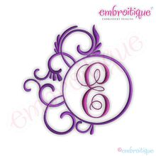 Fancy Round Font Frame - Small