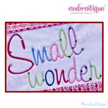 Small Wonder Monogram Font Set - Small