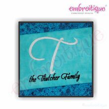 Thatcher Script Monogram Set - Small