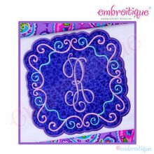 Travis Applique Font Frame - Large