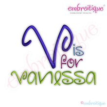 Vanessa Monogram Font Set - Small