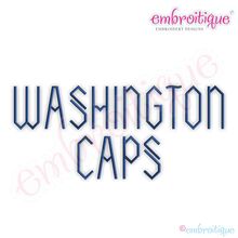 Washington Monogram Font Set - Small