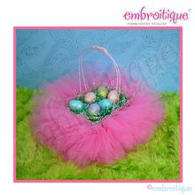 Posh and Proper - Tutu Easter Basket Free PDF Tutorial