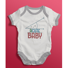 Acute Baby - Adorable Funny Nerdy Math Design  2 versions included  for boys and girls