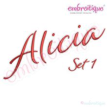 Alicia Calligraphy Monogram - Set 1 - Embroitique Exclusive!
