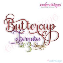 Buttercup Monogram Set Alternates 3 - Small