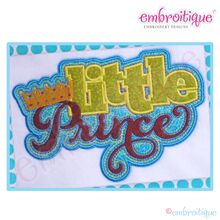 Little Prince with Crown Applique