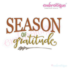 Season of Gratitude - Fall Thanksgiving
