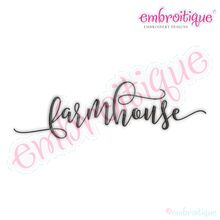 farmhouse in Script Font