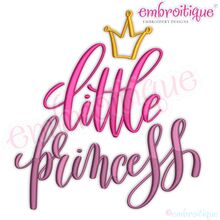 Little Princess with Crown Cute Calligraphy Script Girly Girl