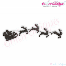 Santa's Sleigh with Reindeer