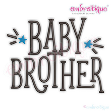 Baby Brother adorable sibling design for boys
