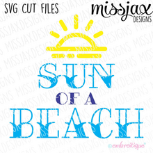 Sun of a Beach Nautical SVG Cut File