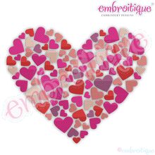 Heart of Hearts Fill Stitch Design