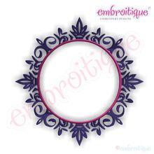Chadwick Embroidery Monogram Font Frame