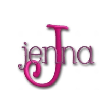 Jenna Machine Embroidery Monogram Alphabet Font