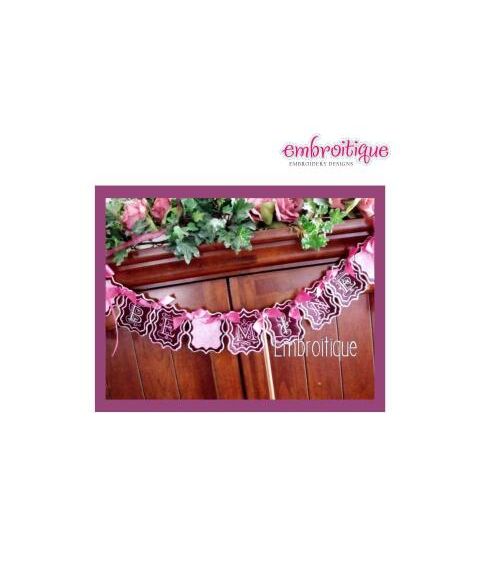 BE MINE Valentine Banner, 2 image