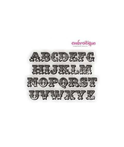Circus Monogram Font