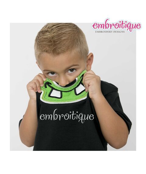 Silly Monster Mouth 2 Applique - Halloween, 2 image