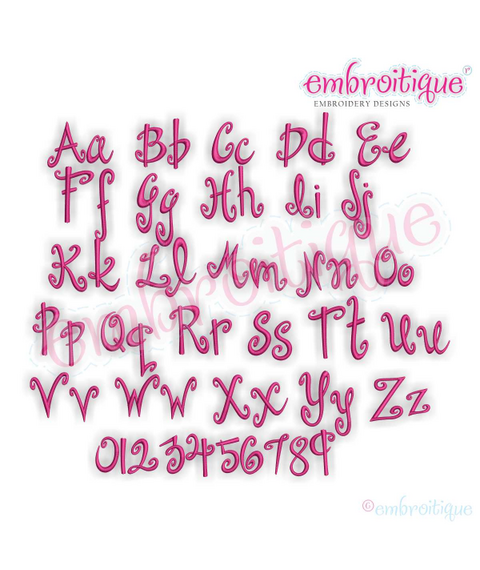 Princess Anna Monogram Font Set