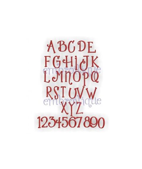 Sugar and Spice Whimsical Curly Monogram Set - BX files included