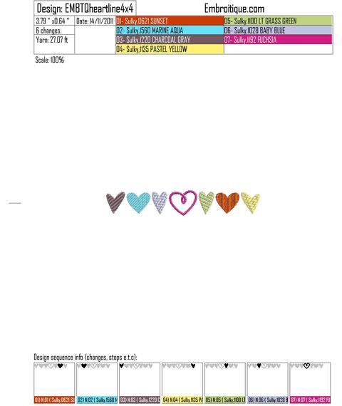 Line of Hearts - Valentine's Day or Any Day, 2 image