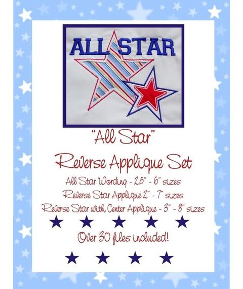 All Star Reverse Applique Set, 2 image