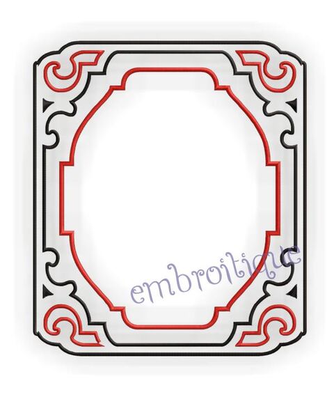 Art Deco Font Frame