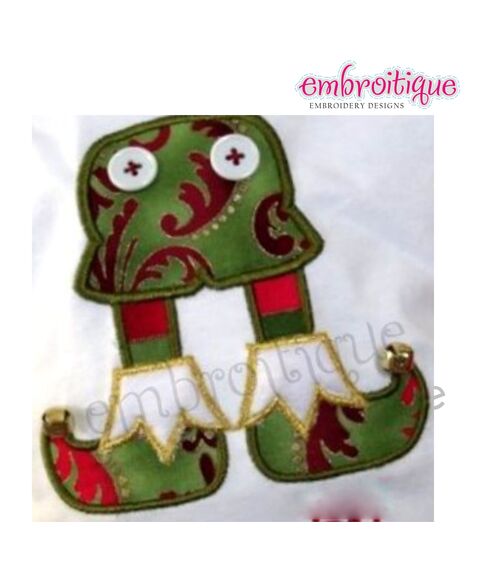 Boy Elf Legs Applique