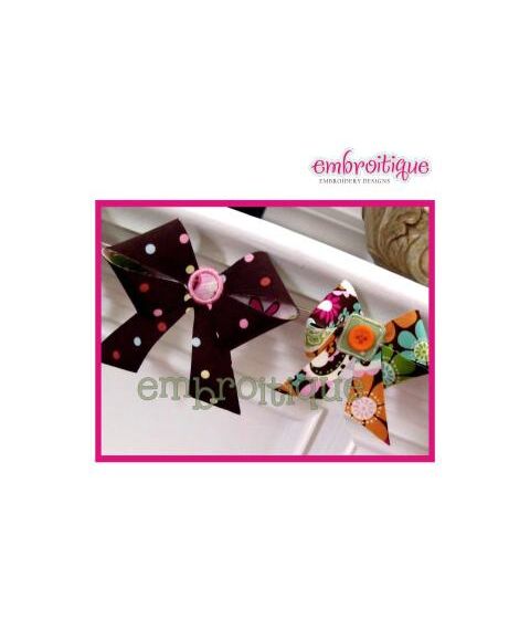 ITH Bow - Buttons and Bows Banner - make perfect bows in the hoop, 2 image