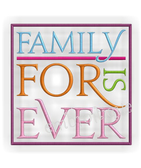 Family is Forever Block