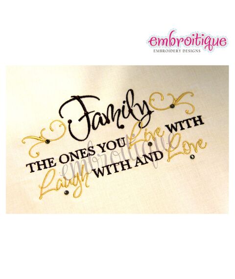 Family Live With Laugh With Love With Home Decor