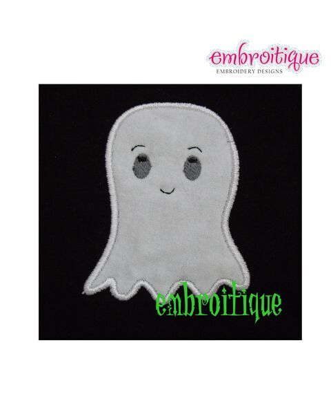 Halloween Sammie Spook Ghost Applique Design