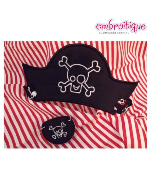 ITH Pirate Hat and Eye Patch