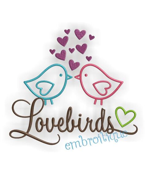 Love Birds Design - Great for Weddings