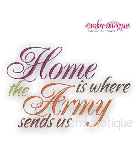 Military Service Set - Home is Where the ---- Sends Us