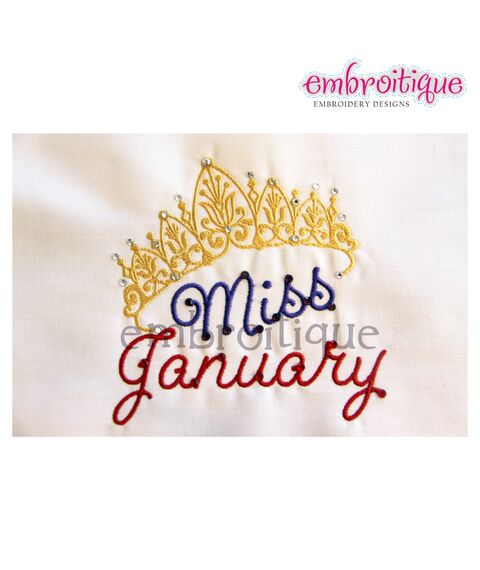 Miss Month Design Collection - 36 files included
