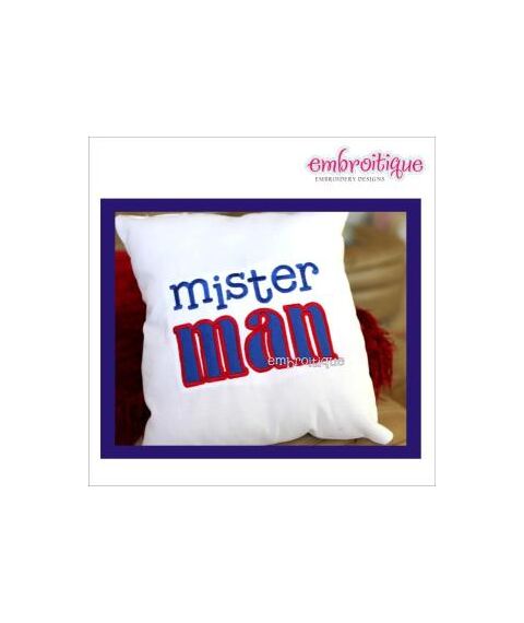 Mister Man Big Boy Applique Sibling Design