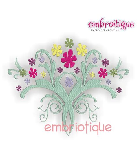 Mod Pow Flower Spring Wedding Bouquet
